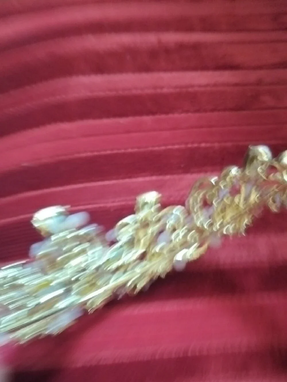 Gold and White Crystal Decorative Tiara - Women Accessories Princessa Crown